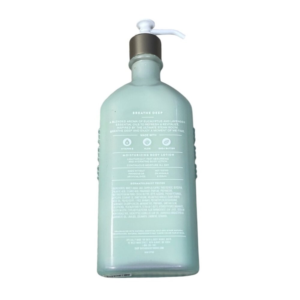 Aroma Eucalyptus Lavender Moisturizing Body Lotion 6.5 oz Bath & Body Works - Picture 2 of 5